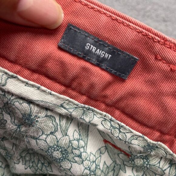 Bonobos Men's Tailored Stretch Chinos Size 34 x 32 Pink Pockets - Picture 10 of 16